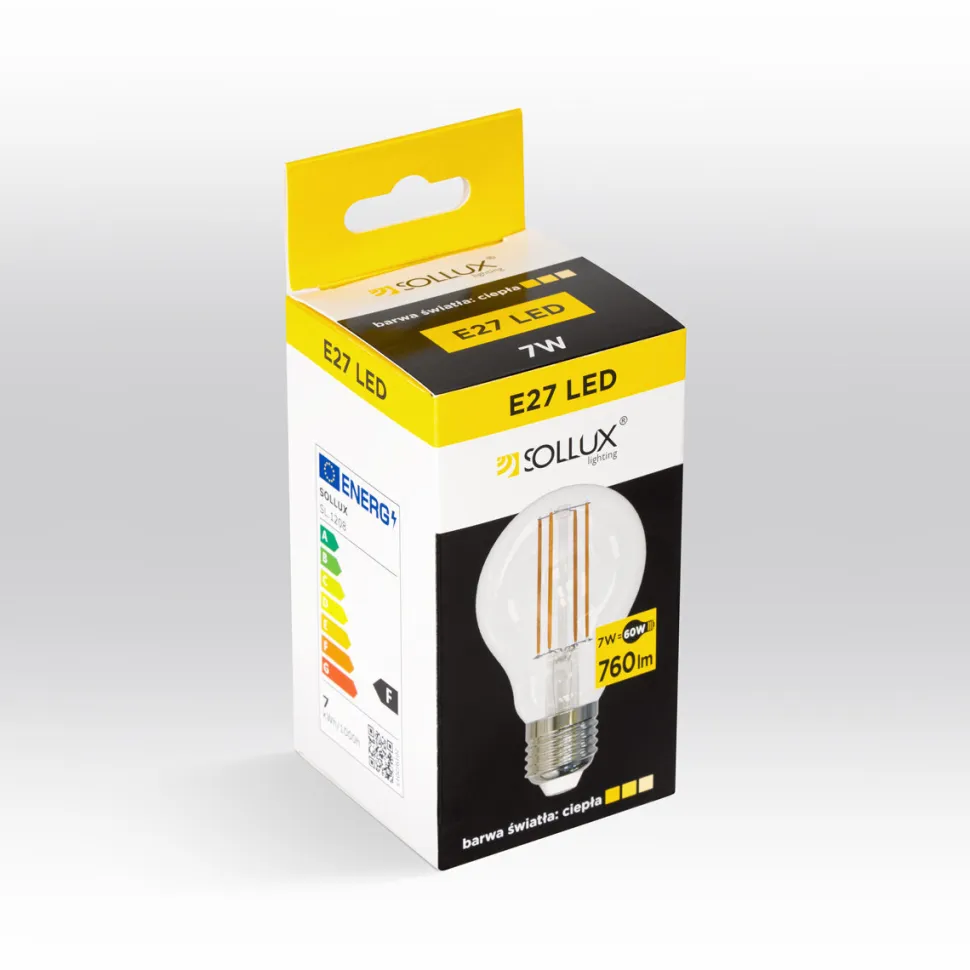 Żarówka LED E27 3000K 7W 760lm