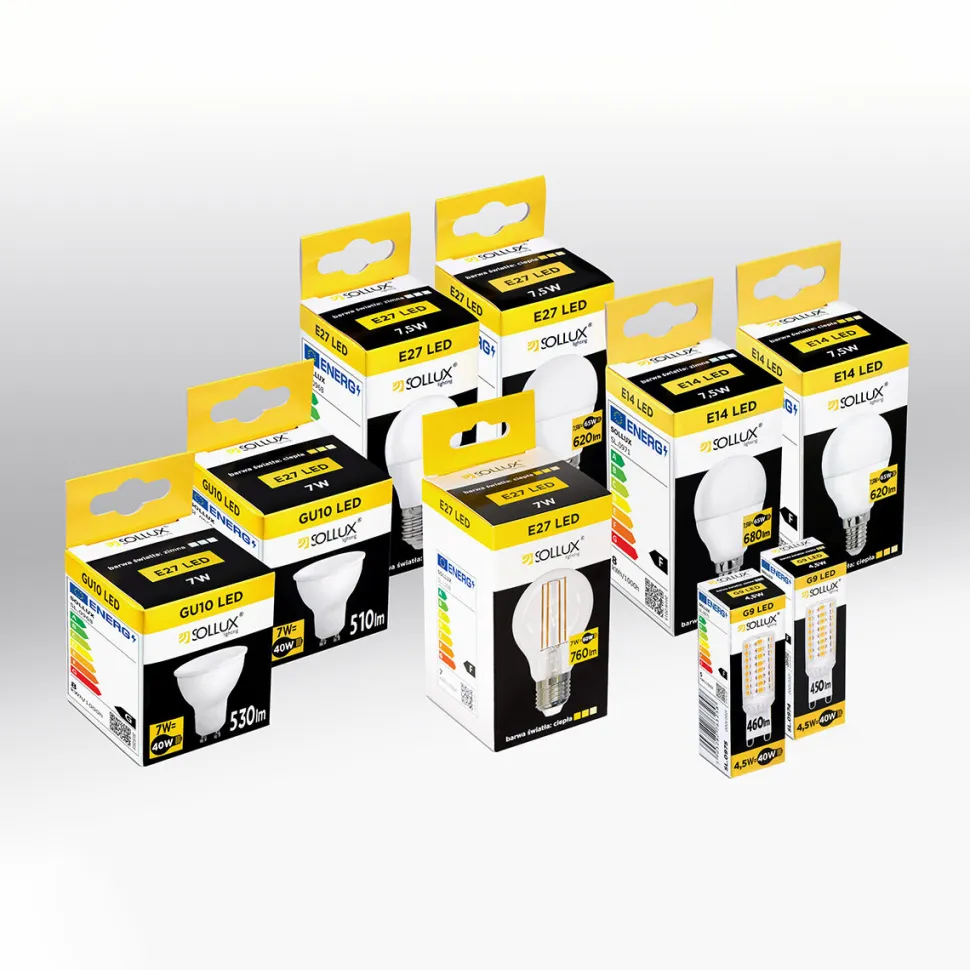 Żarówka LED E27 3000K 7W 760lm