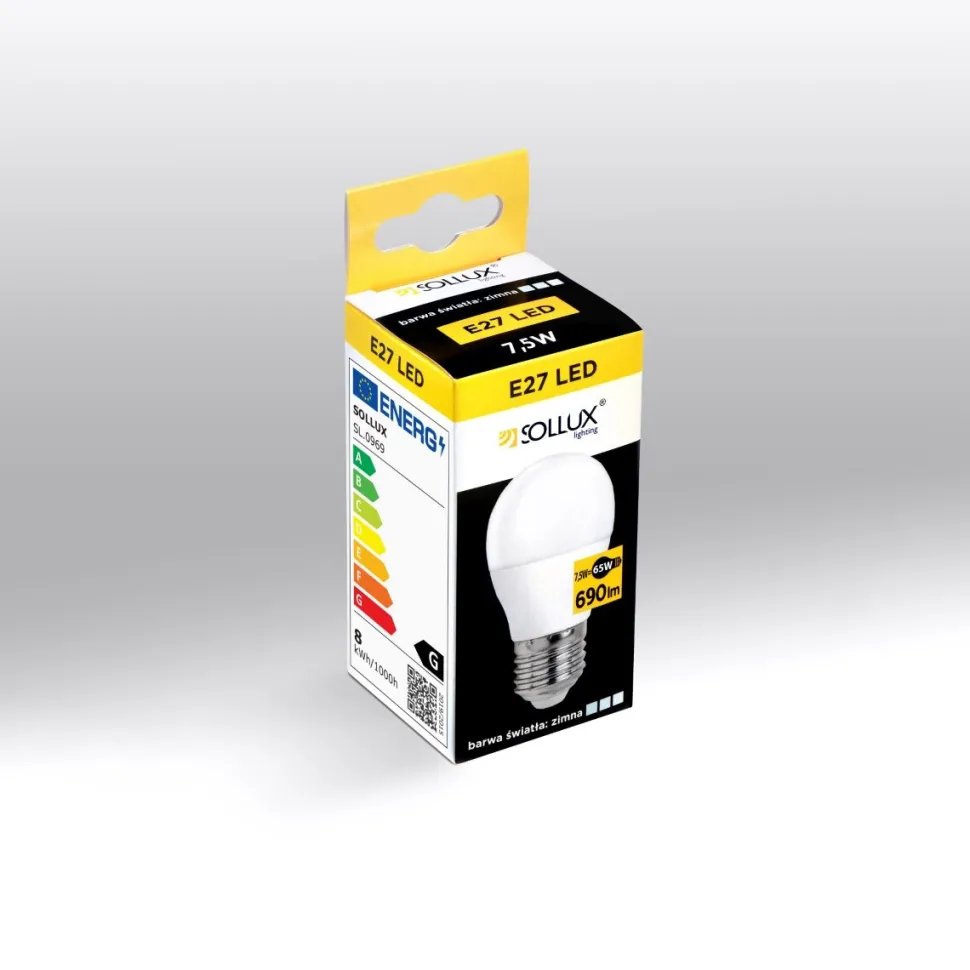 Żarówka LED E27 4000K 7,5W 690lm