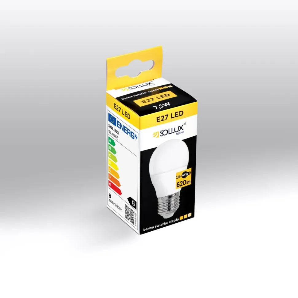 Żarówka LED E27 3000K 7,5W 620lm