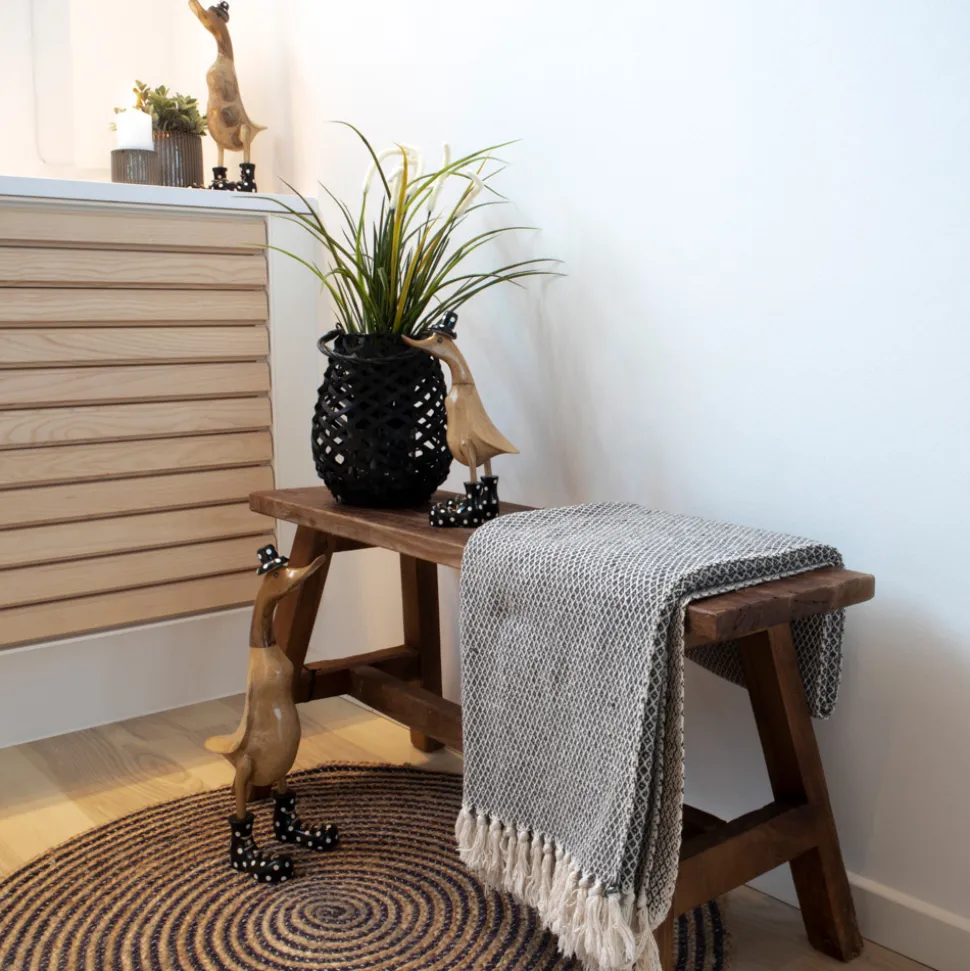 Ławka Barcelona tekowa naturalna