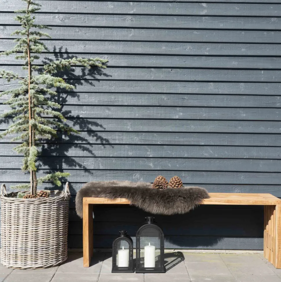 Ławka Benidorm 140cm naturalna tekowa