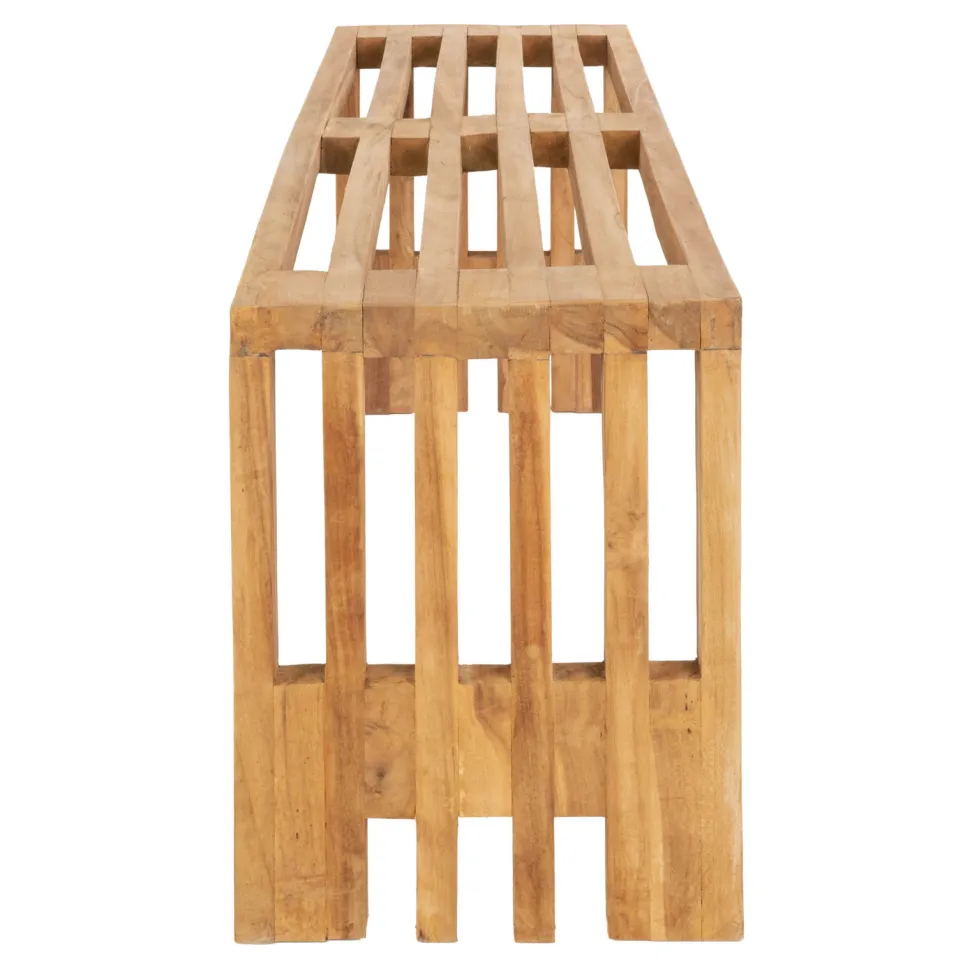 Ławka Benidorm 140cm naturalna tekowa