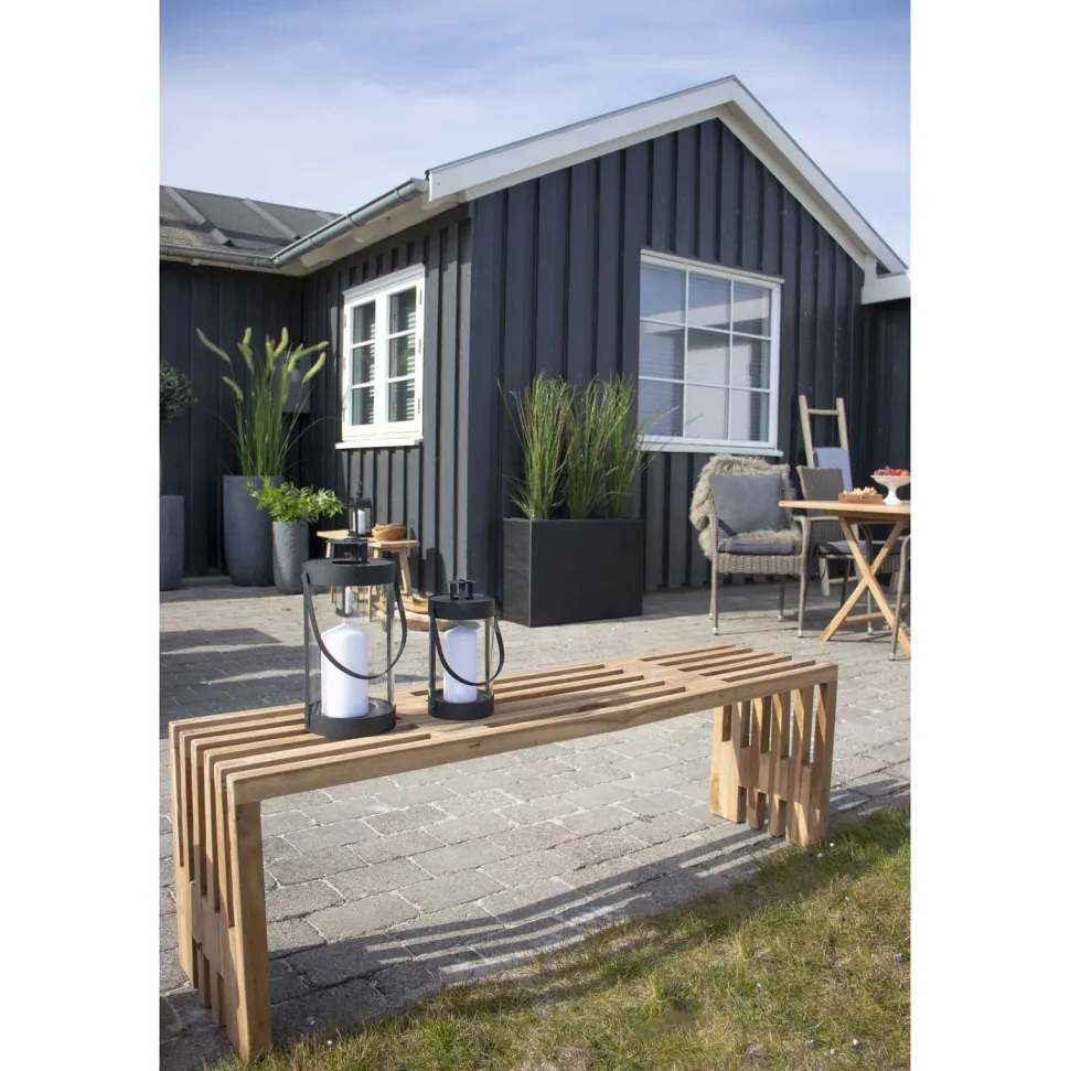 Ławka Benidorm 140cm naturalna tekowa