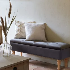 Ławka Hiver pikowana szara