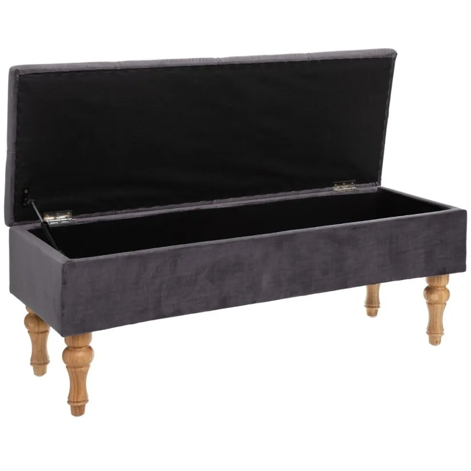 Ławka Hiver pikowana szara