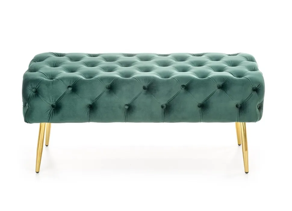 Ławka Nate zielona ciemna