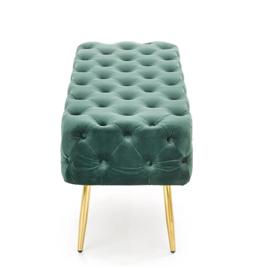 Ławka Nate zielona ciemna