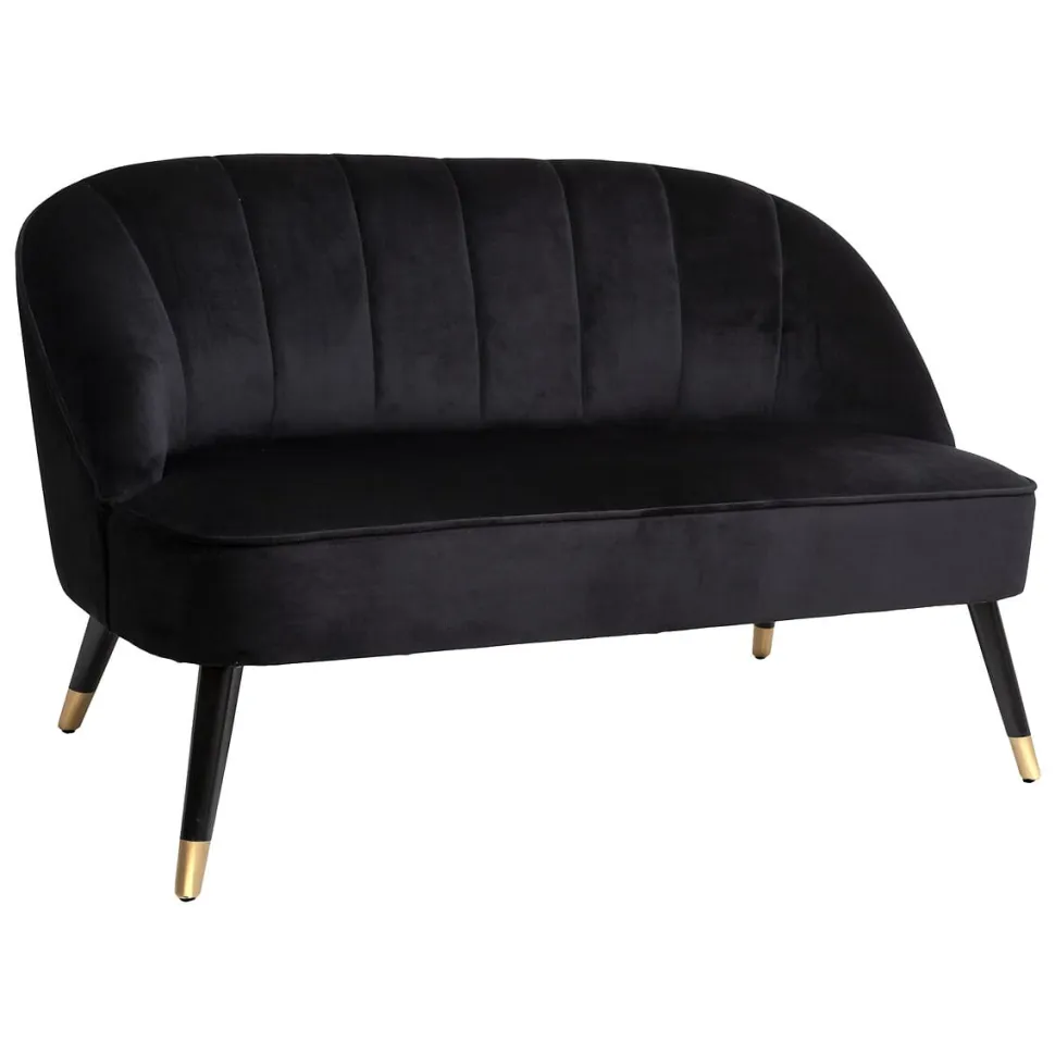 Ławka 2-osobowa Naova czarna