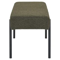 Ławka Swindon boucle zielona/czarna