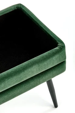 Ławka Vanel z pojemnikiem zielona