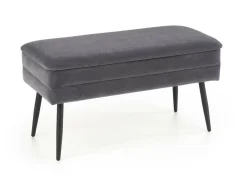 Ławka Vanel z pojemnikiem szara