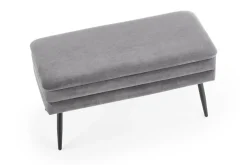 Ławka Vanel z pojemnikiem szara