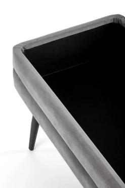 Ławka Vanel z pojemnikiem szara