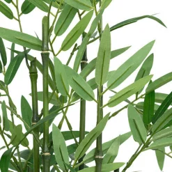 Bambus o wysokości 46 cm z doniczką       z naturalnego materiału