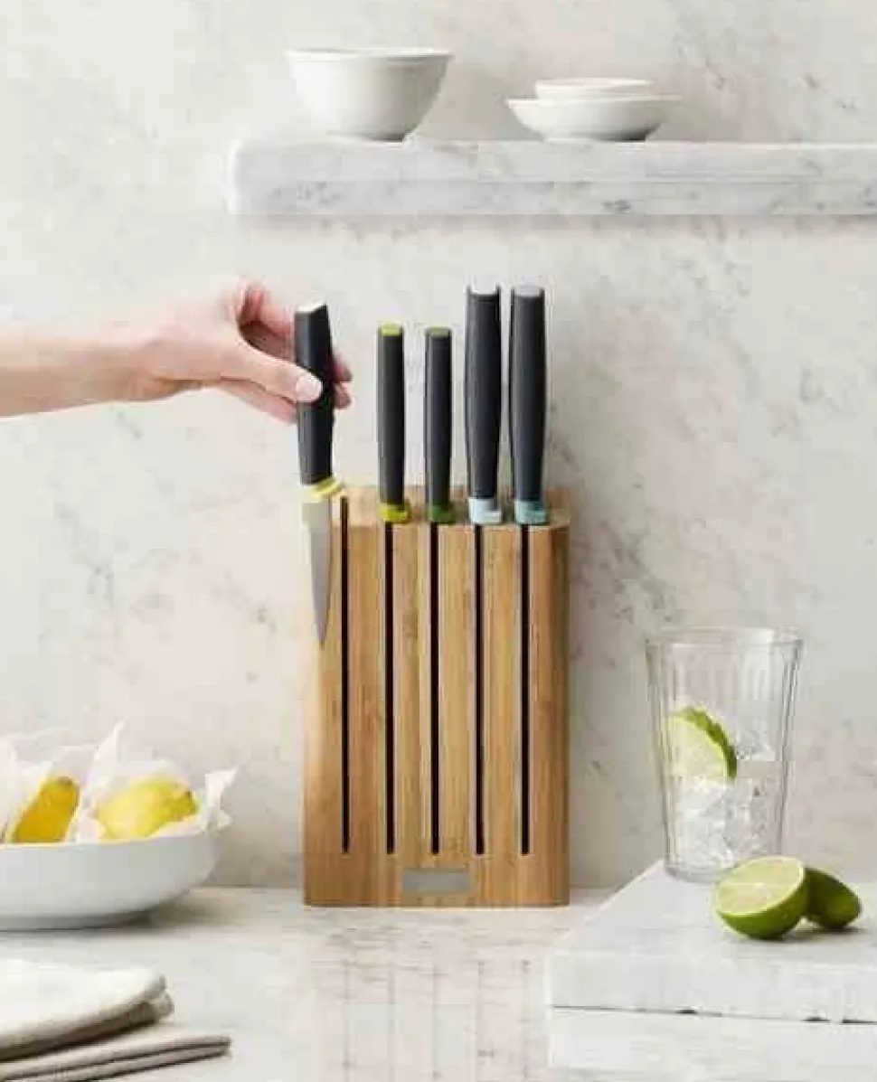 Bambusowy blok z 5 nożami, Elevate JJ