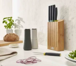 Bambusowy blok z 5 nożami, Elevate JJ