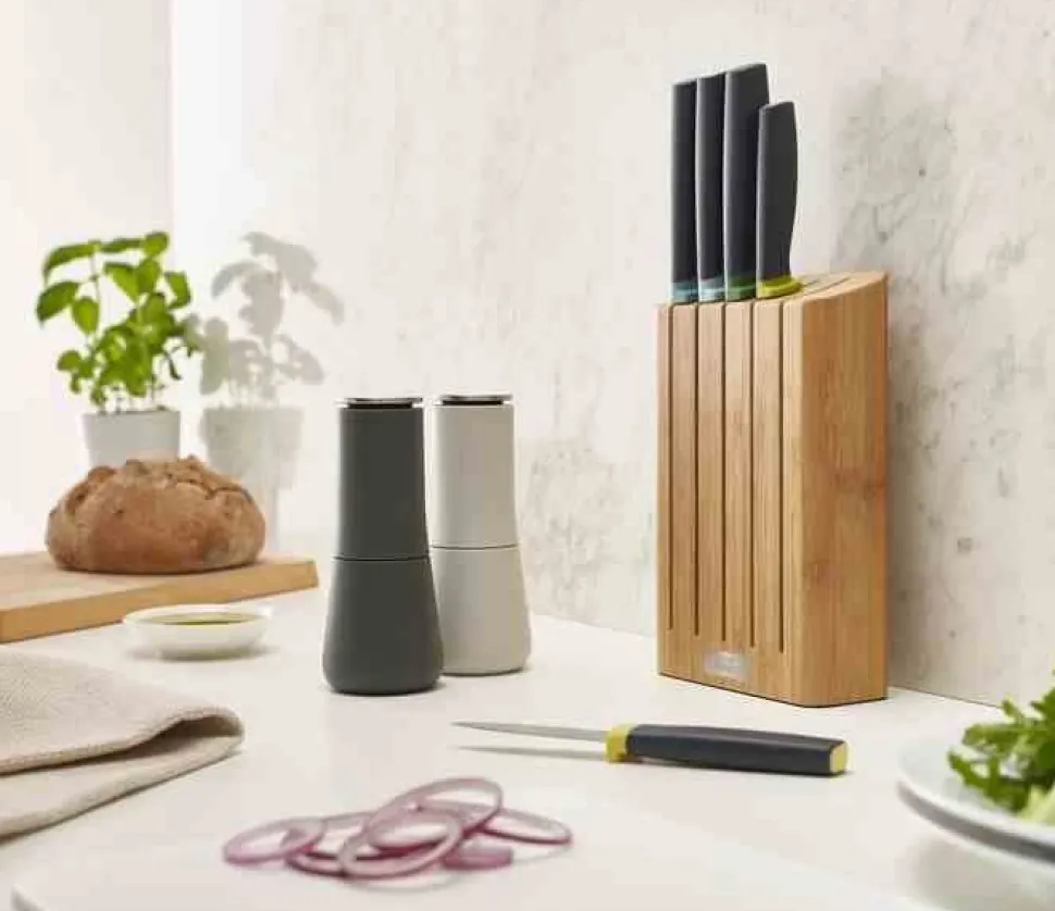 Bambusowy blok z 5 nożami, Elevate JJ