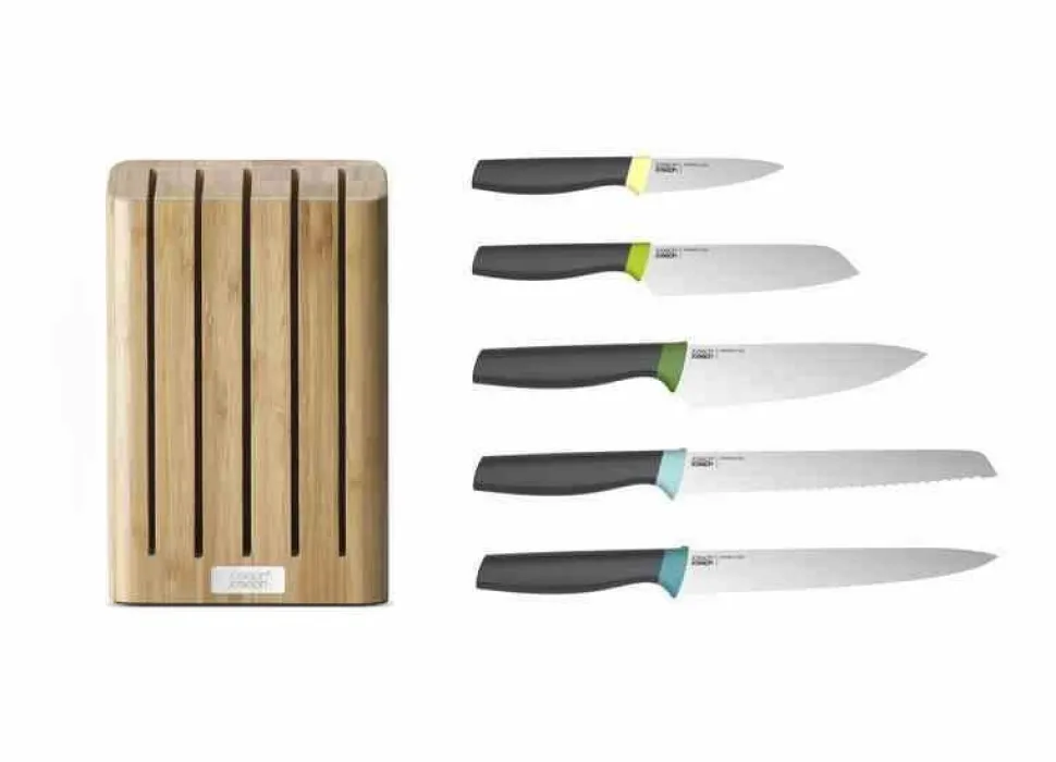 Bambusowy blok z 5 nożami, Elevate JJ