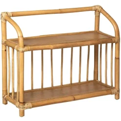 Biblioteczka dziecięca rattan naturalny