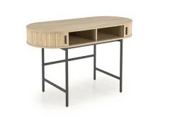 Biurko Bahli naturalne/czarne