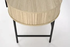 Biurko Bahli naturalne/czarne