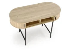 Biurko Bahli naturalne/czarne