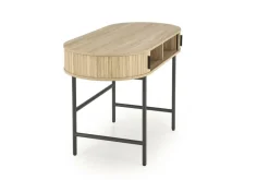 Biurko Bahli naturalne/czarne