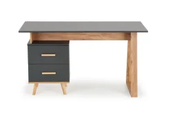 Biurko Exena dąb wotan/ antracyt