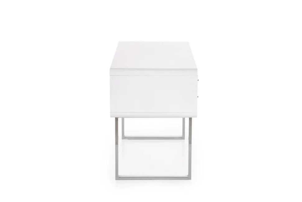 Biurko Gala białe/chrom