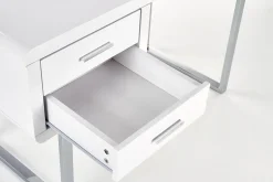 Biurko Gala białe/chrom