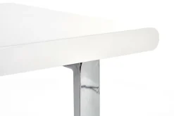 Biurko Gala białe/chrom