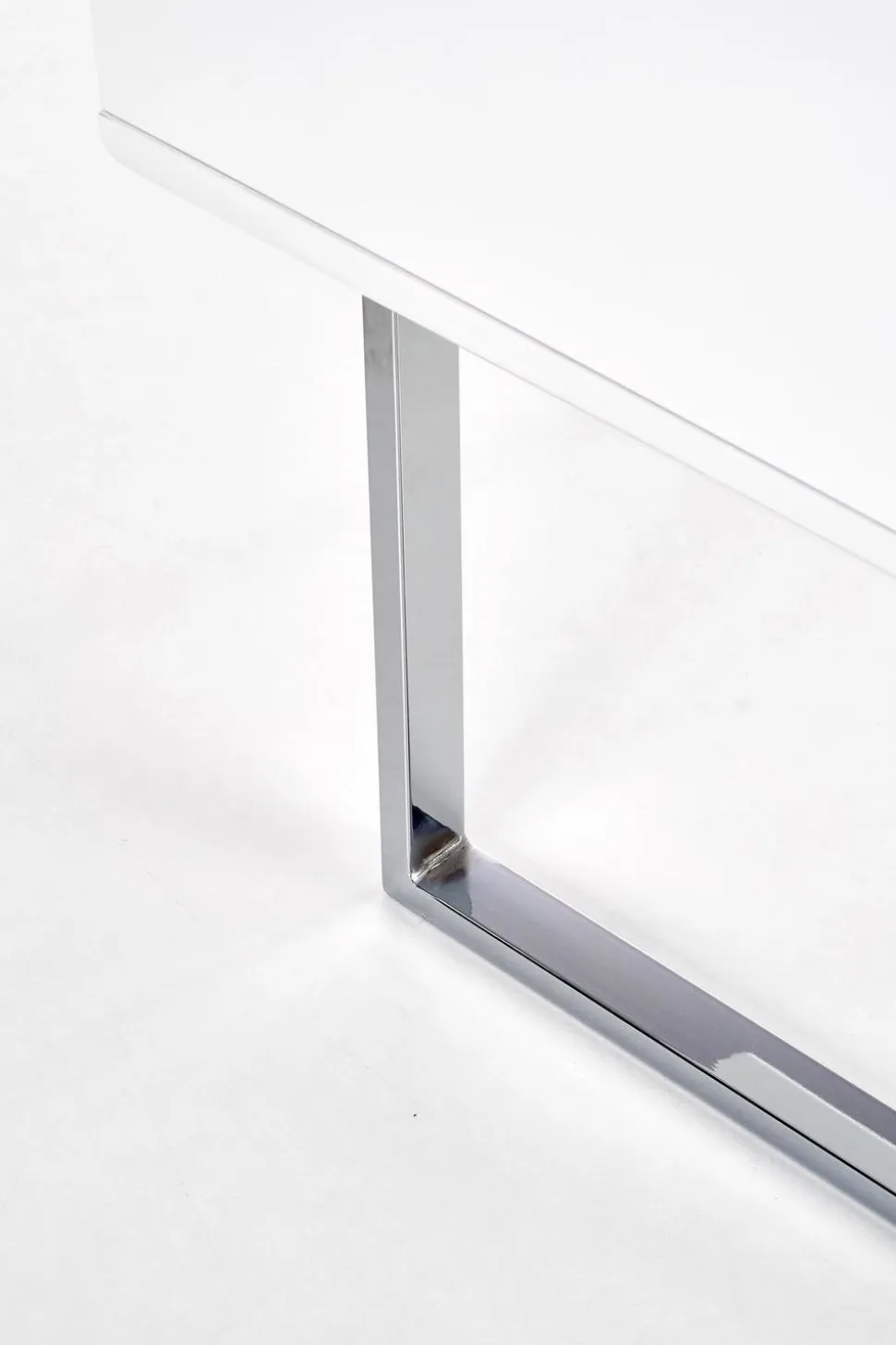 Biurko Gala białe/chrom