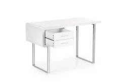 Biurko Gala białe/chrom