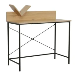 Biurko Hella dąb naturalny/ czarne