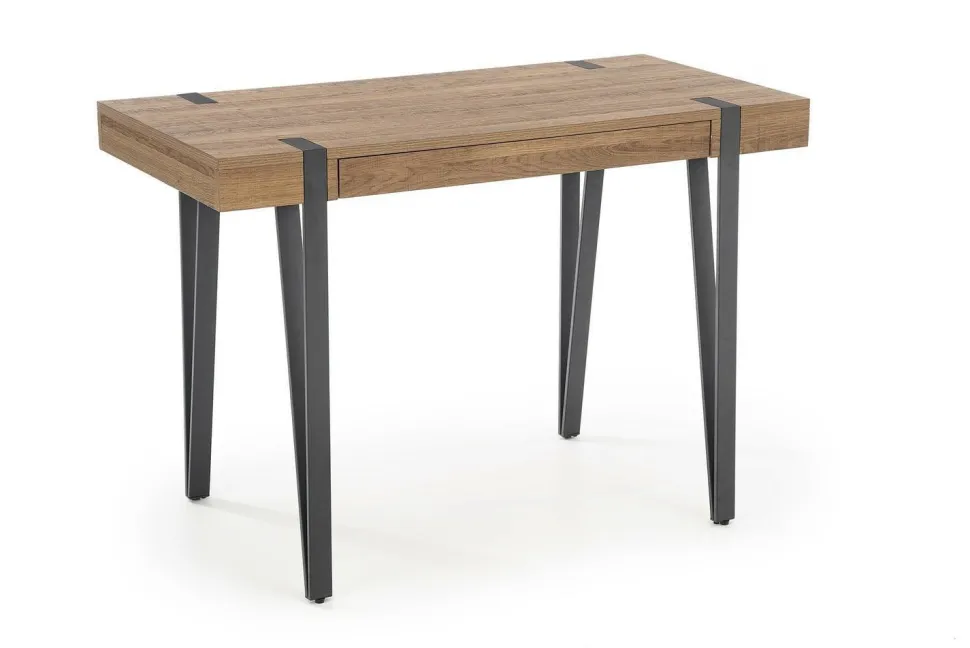 Biurko Indorika orzech miodowy/czarne