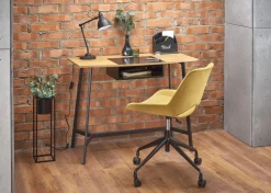 Biurko Inner dąb złoty/ czarne