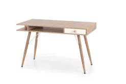 Biurko Interi dąb sonoma/ białe