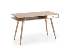 Biurko Interi dąb sonoma/ białe