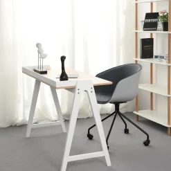 Biurko Malmo naturalne/białe boho