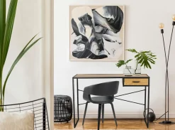 Biurko Oxford Dąb z szufladą naturalny/czarny