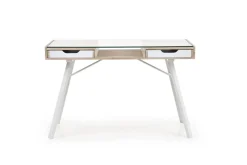 Biurko Sabal dąb sonoma/ białe