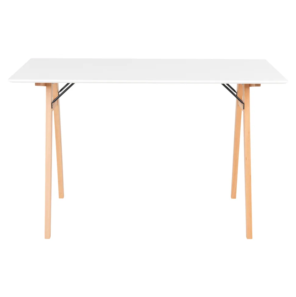 Biurko Vojens białe/ naturalne