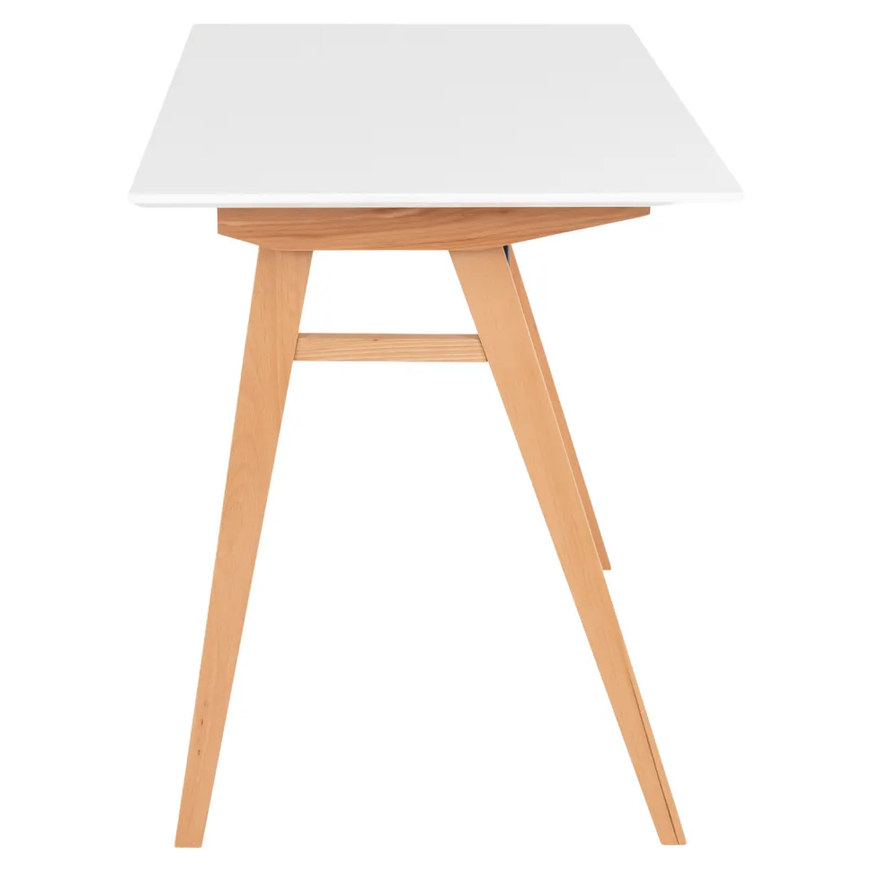 Biurko Vojens białe/ naturalne