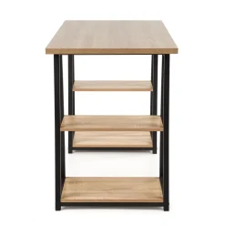 Biurko Womp dąb sonoma/ czarne