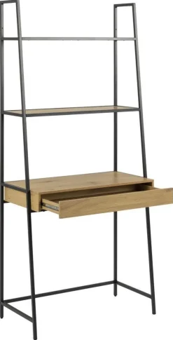 Biurko z nadstawką Seaford naturalny