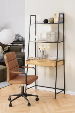 Biurko z nadstawką Seaford naturalny