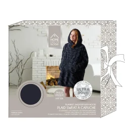 Bluza / snuddie z syntetycznego futerka szara