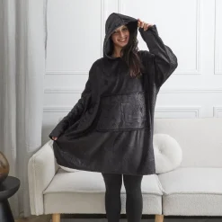 Bluza pluszowa czarna / snuddie