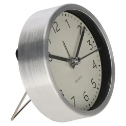 Budzik Quazi srebrny 9cm